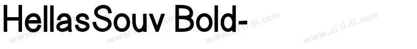 HellasSouv Bold字体转换